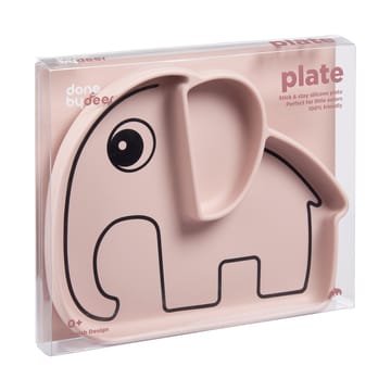 Prato infantil Elphee Stick&Stay 17x20 cm - Powder - Done by deer