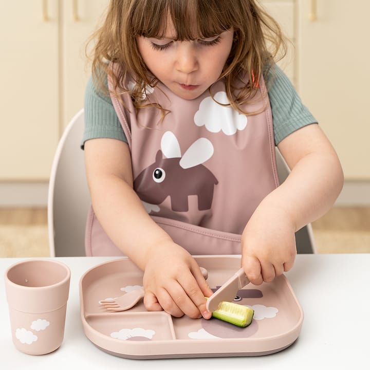 Prato infantil Happy Clouds foodie 18x22 cm, Powder Done by deer