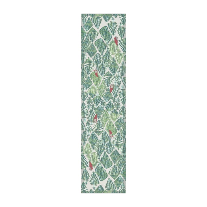 Caminho de mesa Tipp Tapp 35x140 cm  - Verde - Ekelund Linneväveri