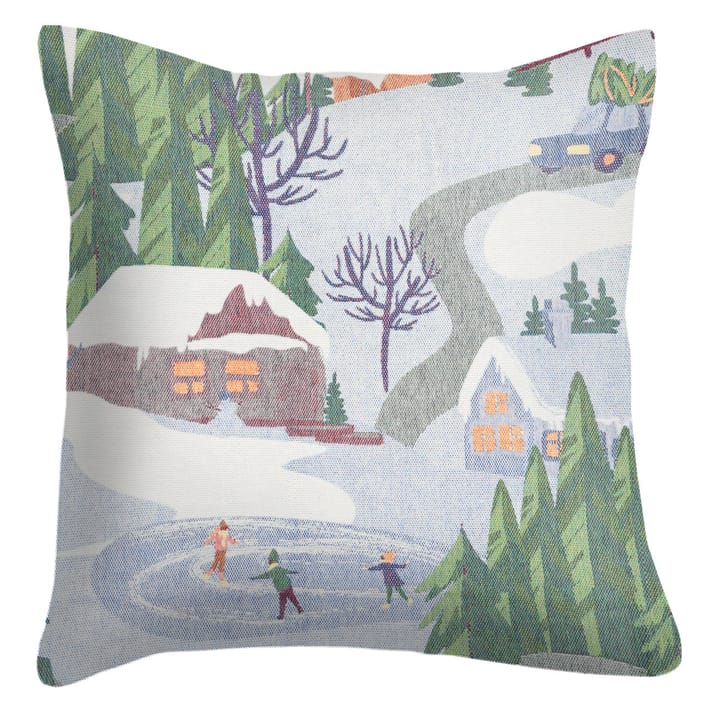 Capa de almofada Inverno 40x40 cm  - Multi - Ekelund Linneväveri