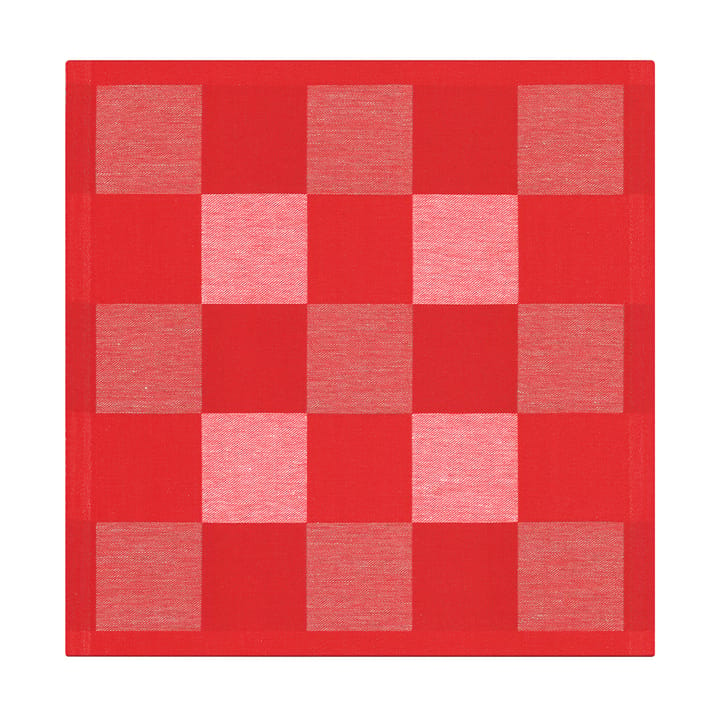 Guardanapo vermelho Schack, 35x35 cm  Ekelund Linneväveri