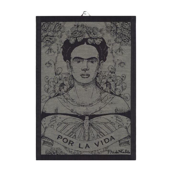 Pano de cozinha Frida Kahlo 35x50 cm - Fuerza - Ekelund Linneväveri