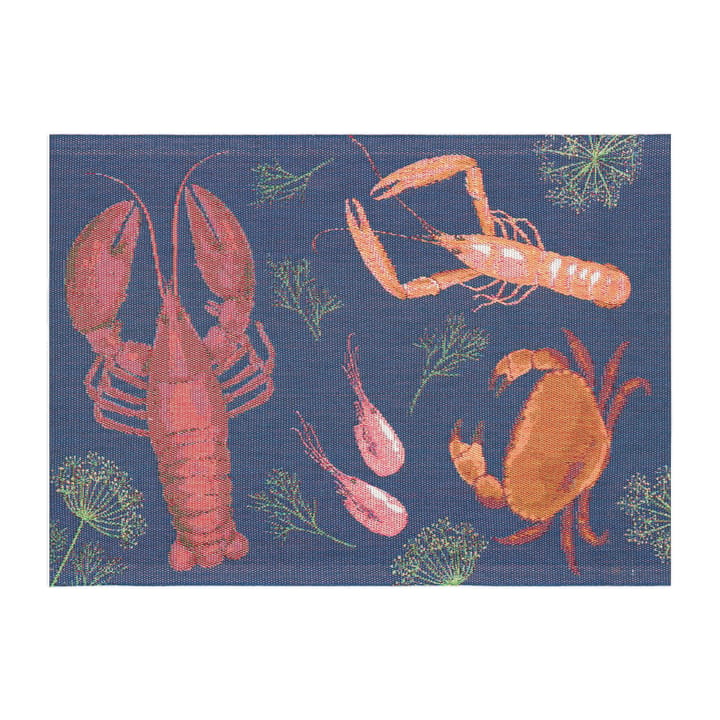 Shellfish Party individual de mesa - 35x48 cm - Ekelund Linneväveri