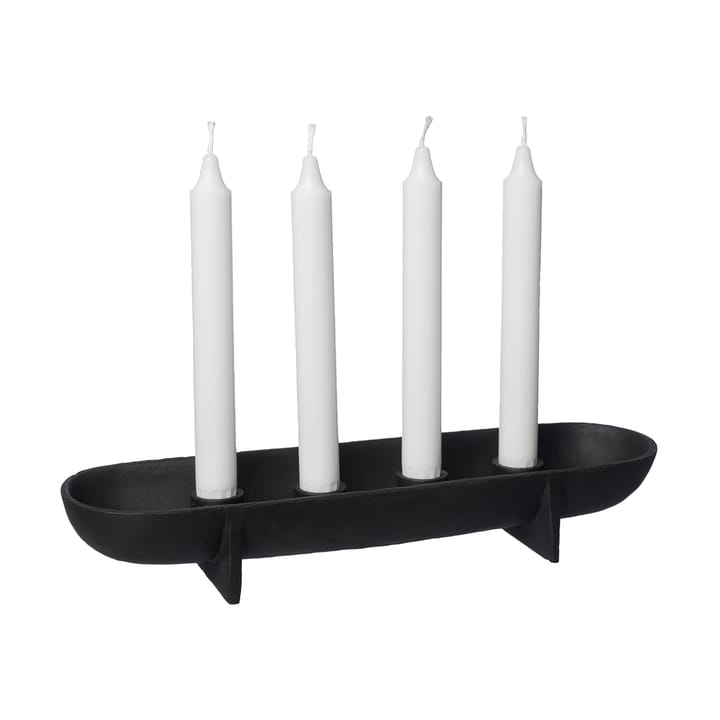 Castiçal de advento Ernst 4 velas - Preto - ERNST