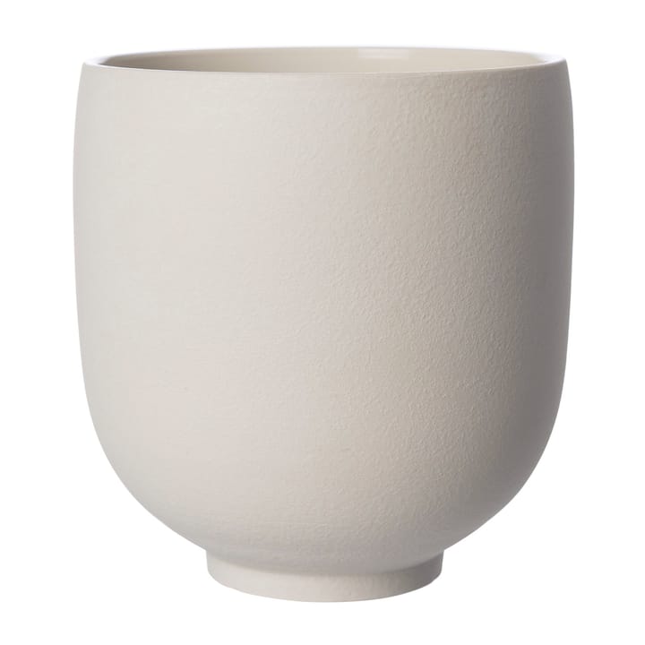 Ernst pote de flores sobre pé natural branco - H21 cm Ø20 cm - ERNST