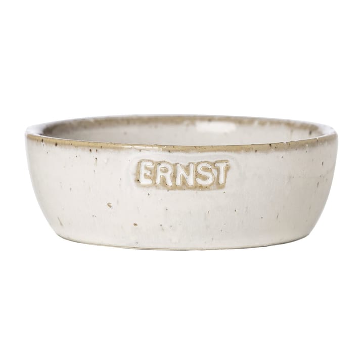 Ernst tigela com logotipo natural branco - Ø9 cm com logótipo - ERNST