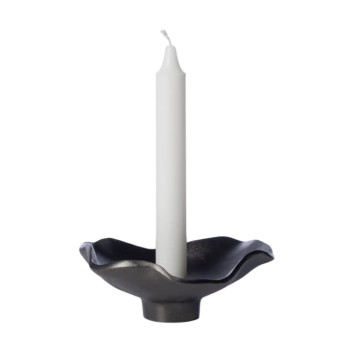 Porta-velas Ernst alumínio preto - Ø14 cm  - ERNST