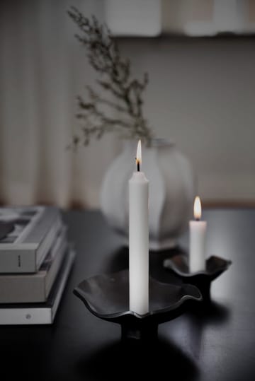 Porta-velas Ernst alumínio preto - Ø14 cm  - ERNST