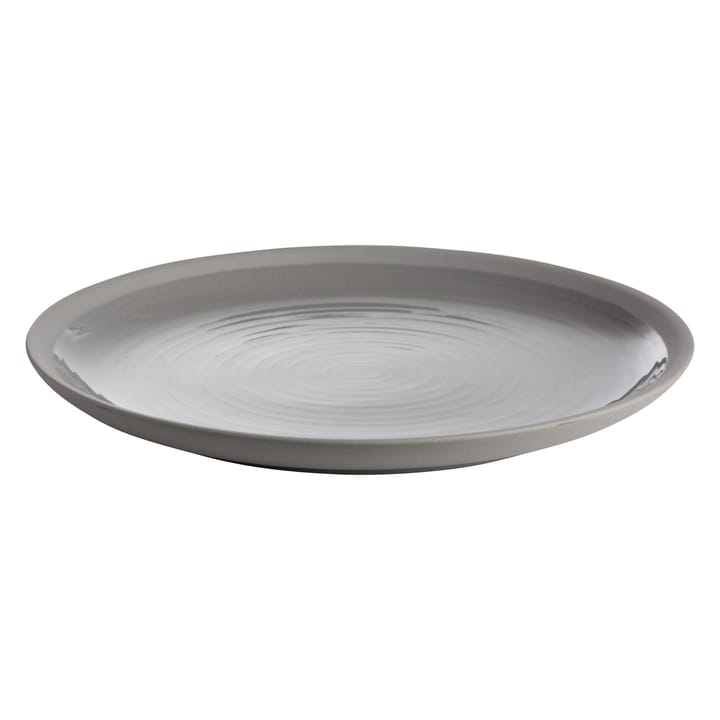 Prato stoneware Ernst 26 cm - cinza - ERNST