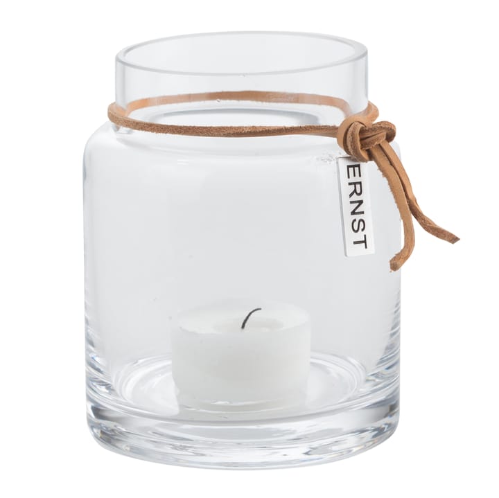 Suporte de velas Ernst H10cm Ø6,5cm - transparente - ERNST