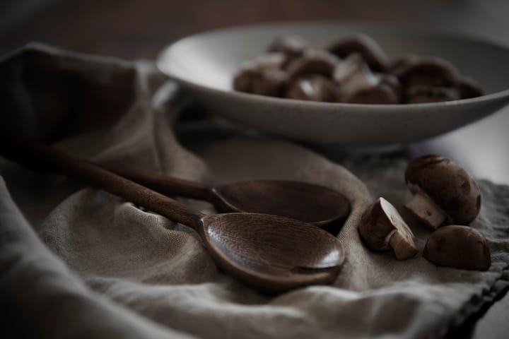 Talheres de salada em madeira de mangueira, 2 peças - Castanho escuro - ERNST