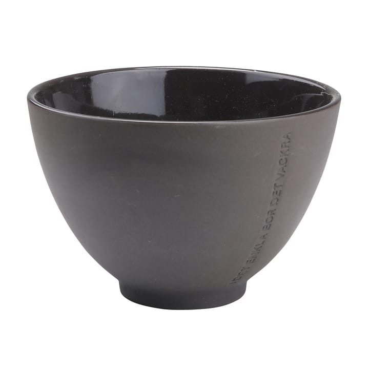 Tigela Ernst com citação Enkla - dark grey - ERNST