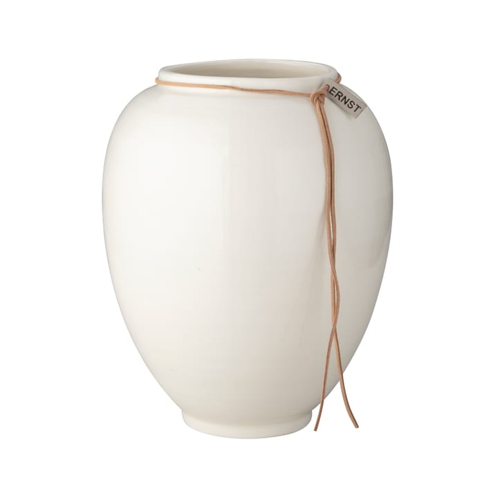 Vaso branco brilhante Ernst - 22 cm - ERNST