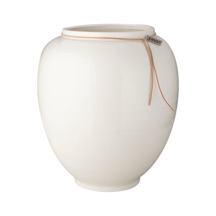 Vaso branco brilhante Ernst - 28 cm - ERNST