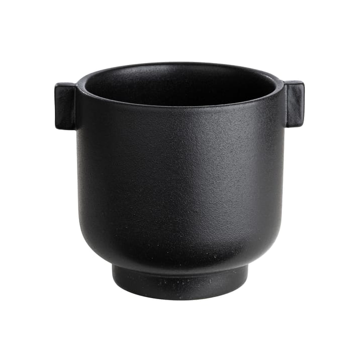 Vaso de flores com pega preto Ernst - 14 cm - ERNST