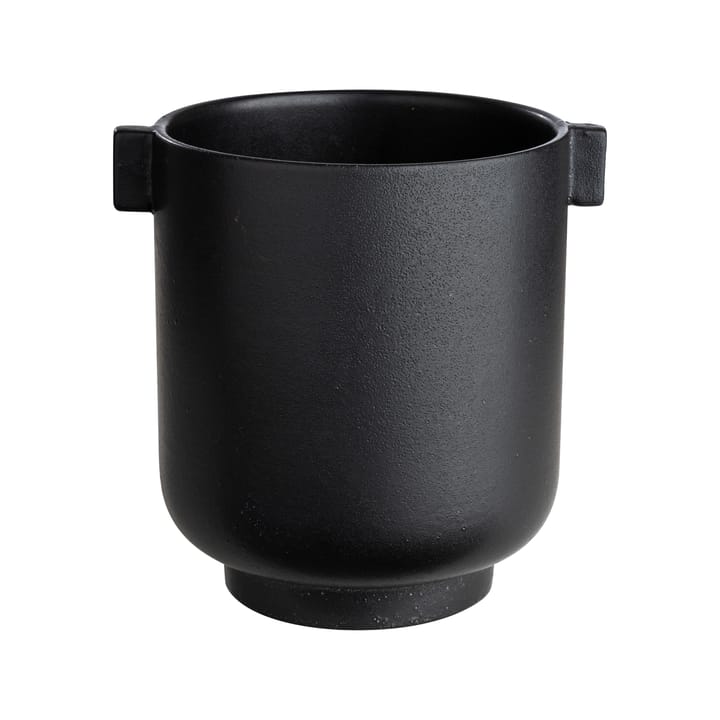 Vaso de flores com pega preto Ernst - 18 cm - ERNST