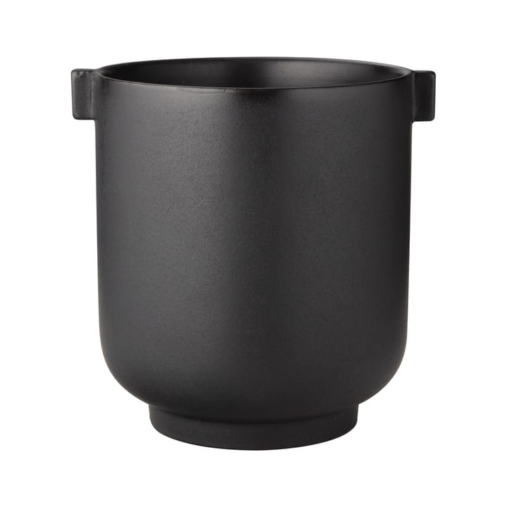 Vaso de flores com pega preto Ernst - 22,5 cm - ERNST