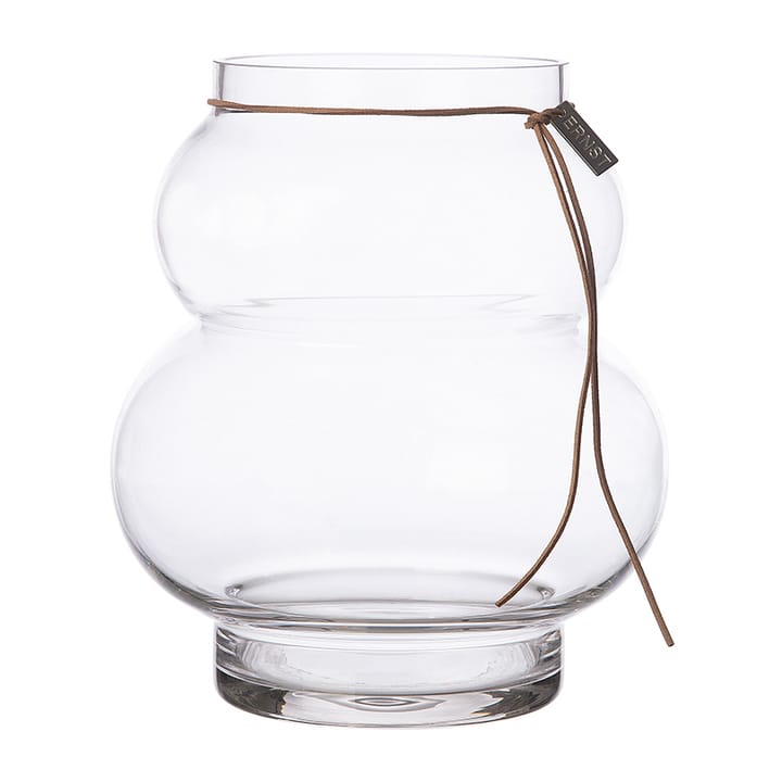 Vaso de vidro curvo Ernst 21,5 cm - Clear - ERNST