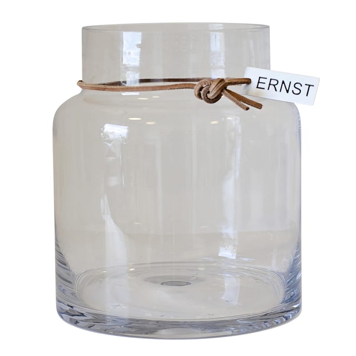 Vaso de vidro Ernst H18cm Ø12,5cm - transparente - ERNST