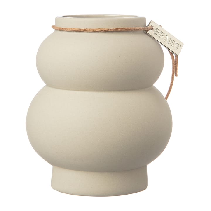 Vaso stoneware curvo Ernst  21,5 cm - Bege - ERNST