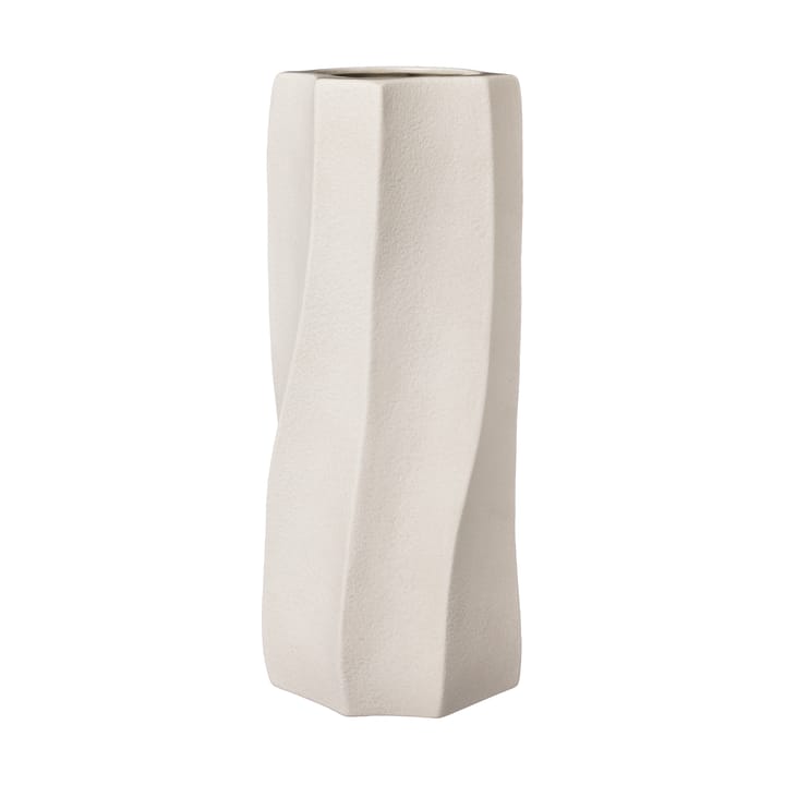 Vaso stoneware Ernst Ø13x31 cm - Branco natural - ERNST