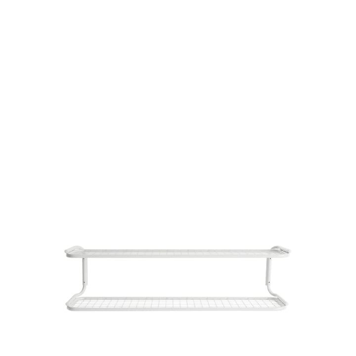 Sapateira Classic 650  - branco/branco, 2 níveis, 100 cm - Essem Design
