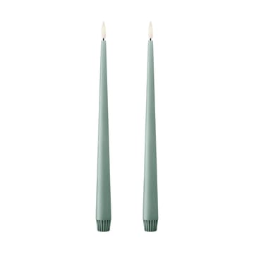 ester & erik vela cônica LED 30 cm 2-pack - 67 Jade stone - ester & erik