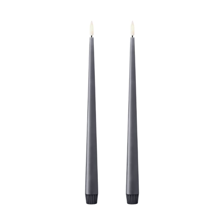 Velas altas LED ester & erik 30 cm conjunto de 2 - 74 Dark Slate - Ester & erik