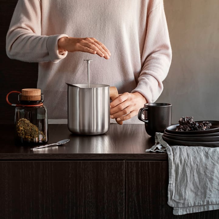 Prensa francesa para chá Nordic Kitchen - aço inoxidável - Eva Solo