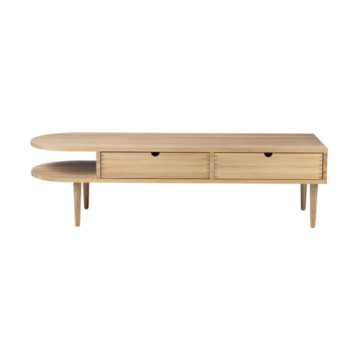 Banco F24 Radius, Oak nature lacquered 45x145 cm FDB Møbler