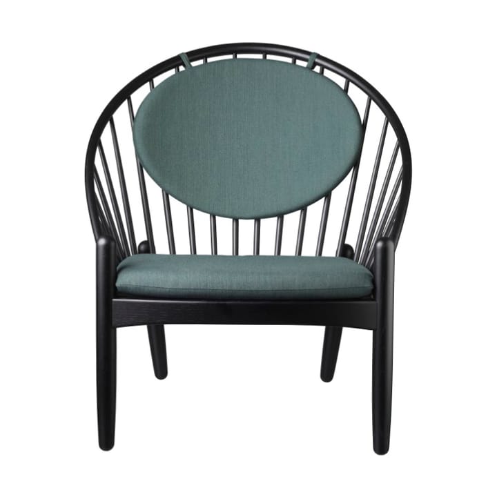 Cadeira J166 Jørna - Oak black painted-dark green - FDB Møbler