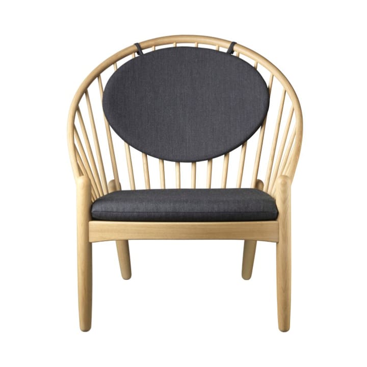 Cadeira J166 Jørna - Oak nature lacquered-dark grey - FDB Møbler