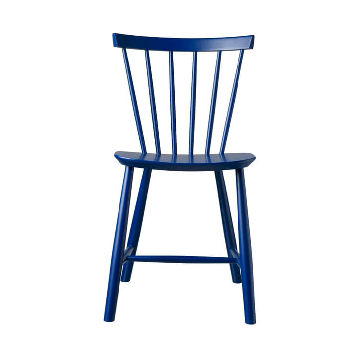 Cadeira J46 - Beech dark blue painted - FDB Møbler