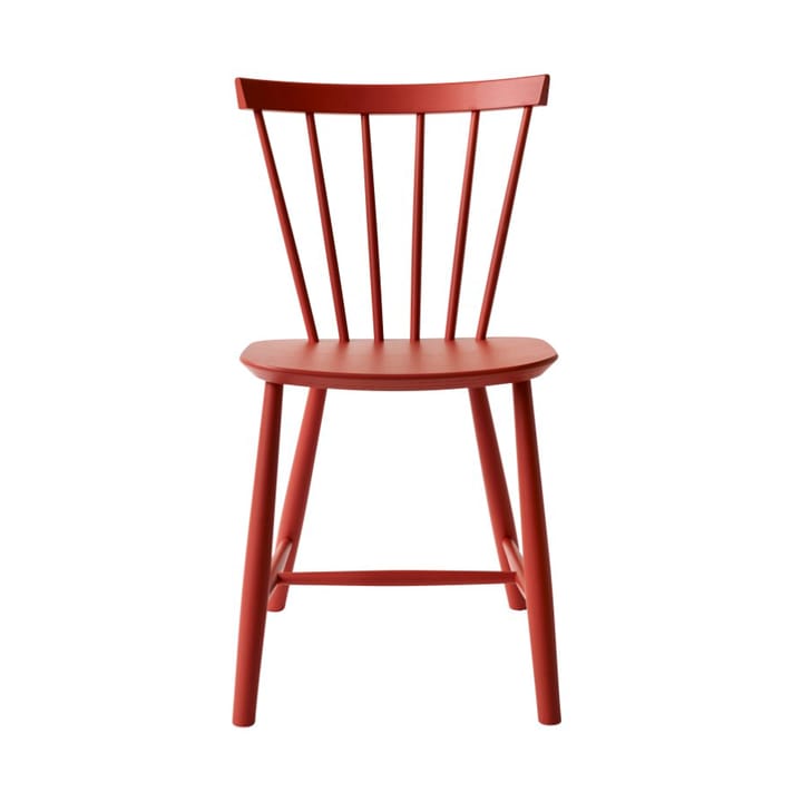 Cadeira J46 - Beech red painted - FDB Møbler