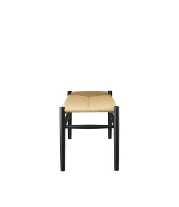 J83B RAL 9005 brilho 10 banco - Beech black painted-nature - FDB Møbler