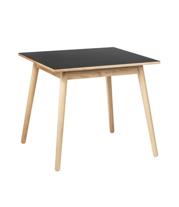 Mesa de jantar C35A 82x82 cm - Black-oak nature lacquered - FDB Møbler