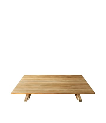 Placa Central M4 Sammen para M2/M3 com inserto - 90x185 cm teak non treated - FDB Møbler