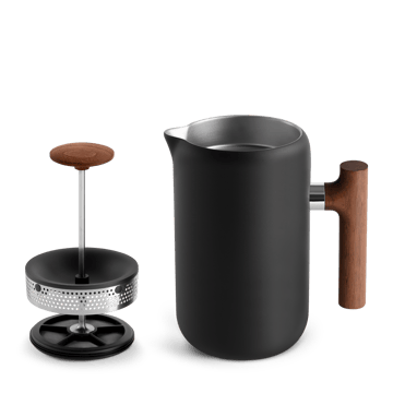 Cafeteira de prensa Clara 70,9 cl - Matte black-walnut - Fellow