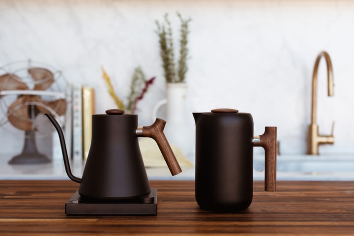 Cafeteira de prensa Clara 70,9 cl - Matte black-walnut - Fellow