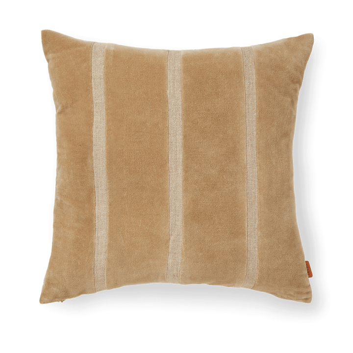 Almofada Senti Stripe 50x50 cm - Dark sand-linen - ferm LIVING