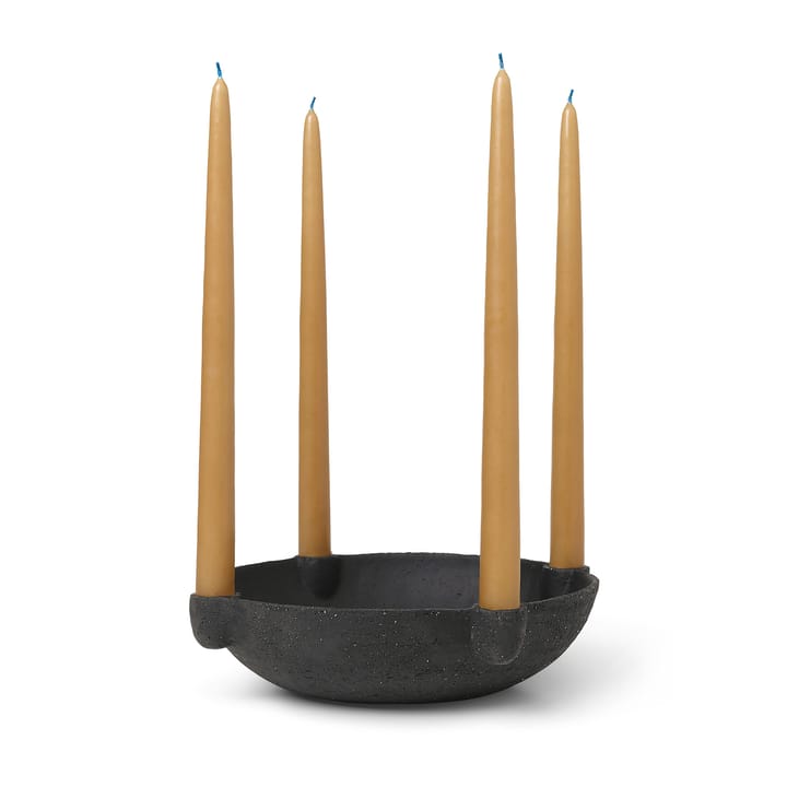 Bowl vela do advento cerâmica - grande Ø27 cm - Cinza escuro - ferm LIVING