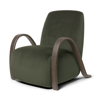 Buur lounge chair Rich Velvet - Pinheiro - ferm LIVING