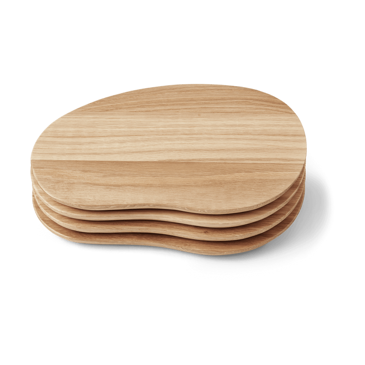 Cairn tabuleiro de manteiga - 4 peças - Oak - ferm LIVING