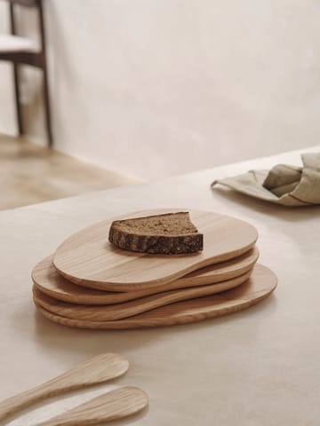 Cairn tabuleiro de manteiga - 4 peças - Oak - ferm LIVING