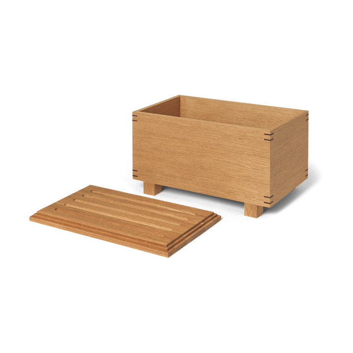 Caixa de madeira Bon 19x35 cm - Oiled oak - ferm LIVING