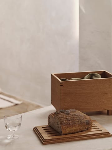 Caixa de madeira Bon 19x35 cm - Oiled oak - ferm LIVING