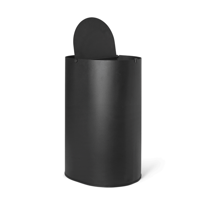 Caixote de lixo Enkel large - Black - ferm LIVING