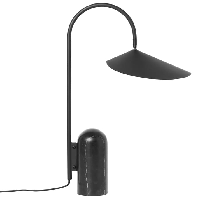 Candeeiro de mesa Arum, Preto ferm LIVING