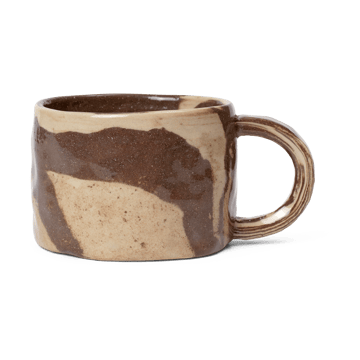 Caneca baixa Ryu 20 cl - Sand-brown - Ferm Living