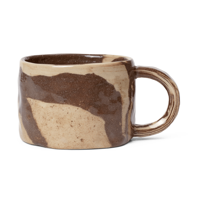 Caneca baixa Ryu 20 cl, Sand-brown Ferm Living